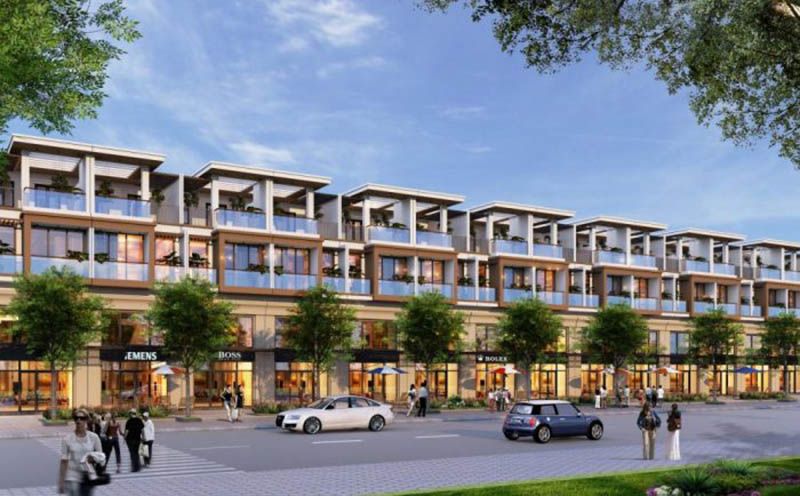 Cần bán shophouse hướng Tây Bắc xây thô bên trong hướng vườn hoa Hà Tĩnh Heritage