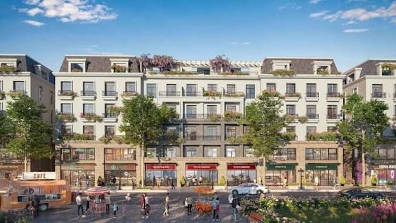 Bán nhà phố shophouse hướng Nam hoàn thiện 4 tầng kinh doanh thuận lợi Eldorado Riverside Hữu Lũng