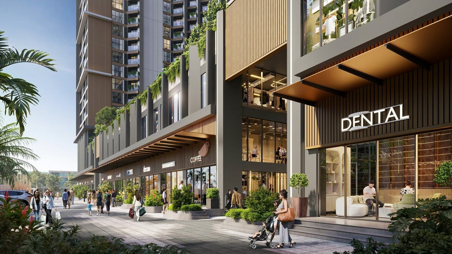Bán shophouse chân đế hướng Đông view công viên kính lowE kinh doanh tốt Tân Hoàng Minh Long Biên