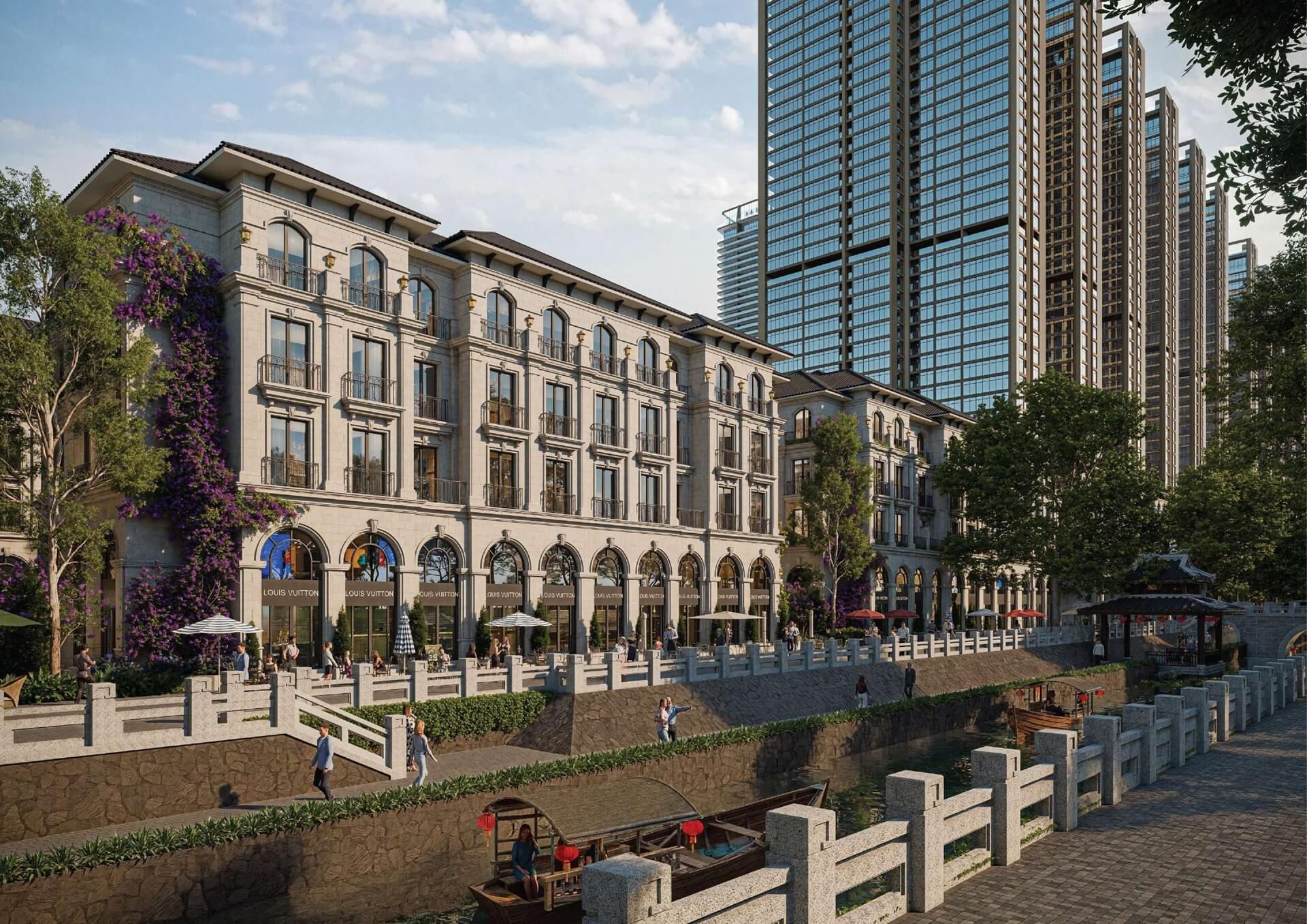 Mua nhà liền kề hướng Nam bàn giao nguyên bản - Vừa ở vừa kinh doanh The Infinity Meyhomes Phú Quốc