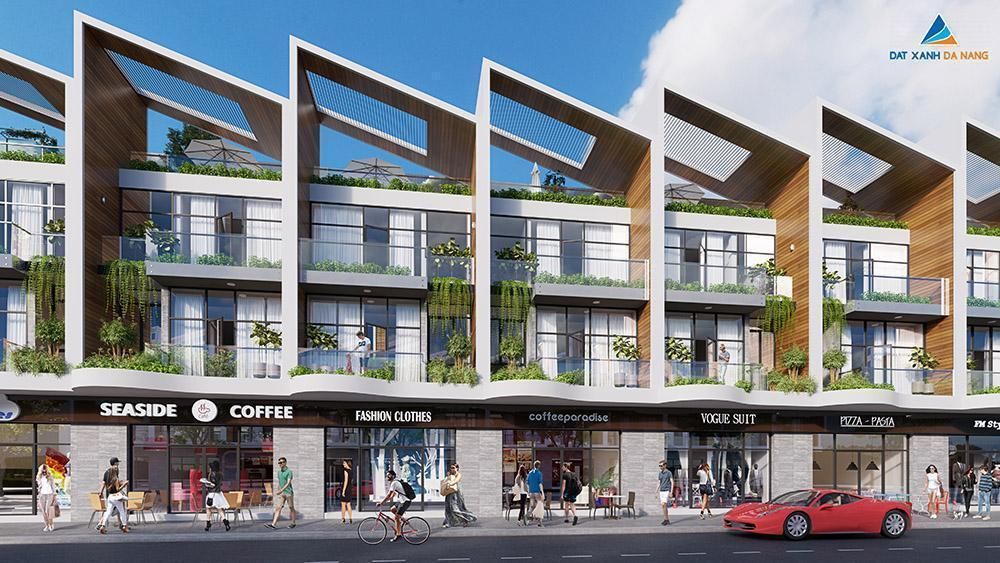 Bán nhà phố shophouse Đông Tứ Trạch VT đẹp kinh doanh, mặt trong xây thô 5 tầng Vinhomes Ngọc Hồi