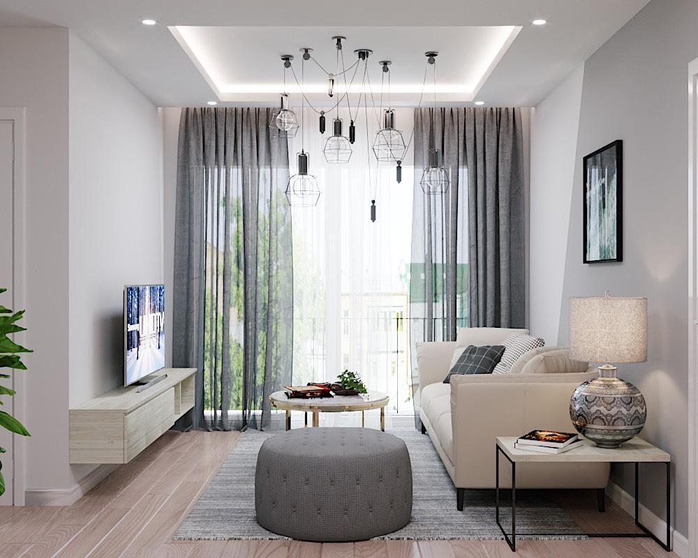 Bán chung cư 1PN/1WC ban công hướng Bắc nội thất cao cấp Vinhomes Global Sportia Hanoi Ngọc Hồi