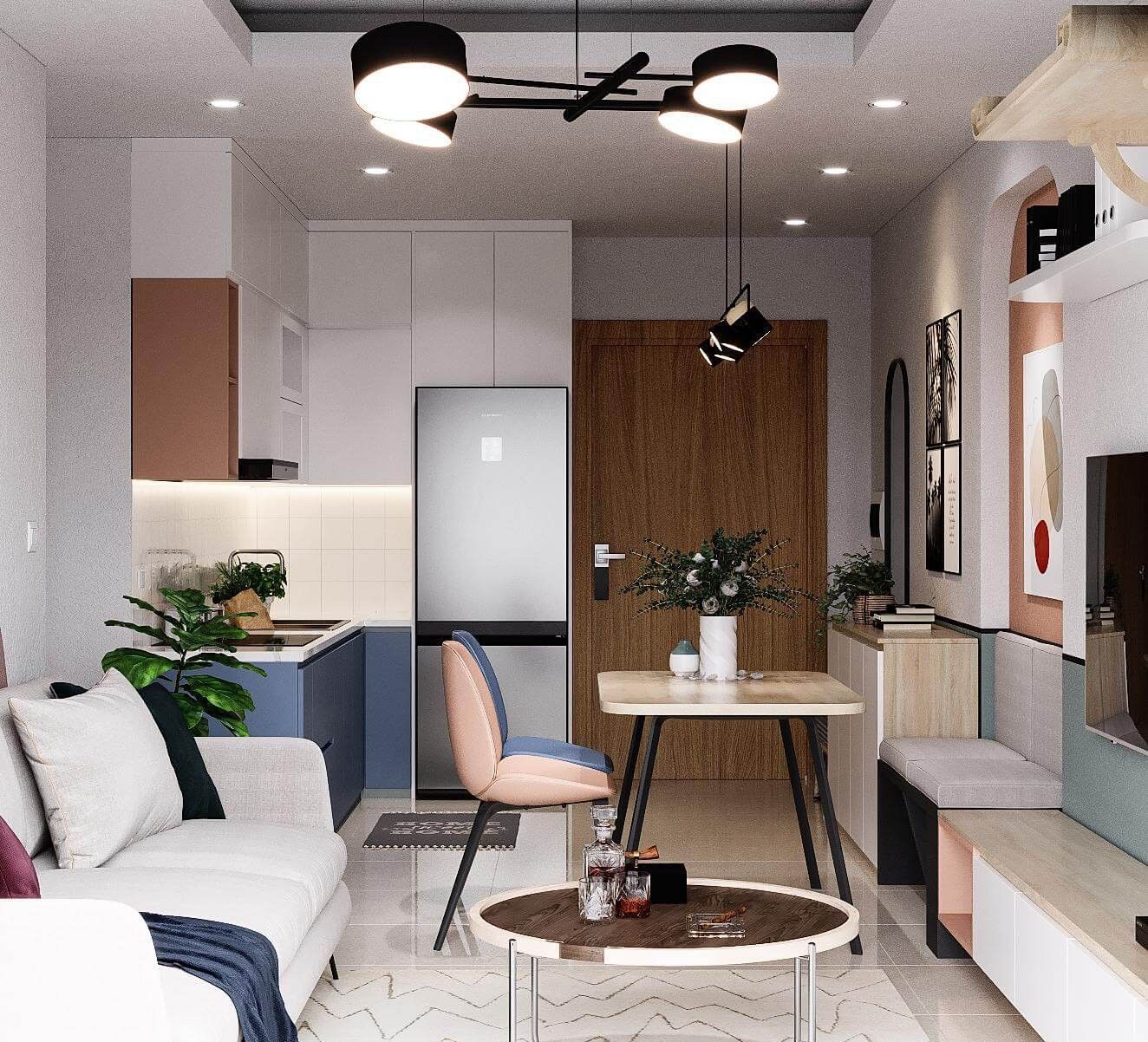 Mua căn 3 phòng ngủ tầng cao view Panorama hướng Tây Bắc nội thất cao cấp Sun Grand City Cầu Giấy