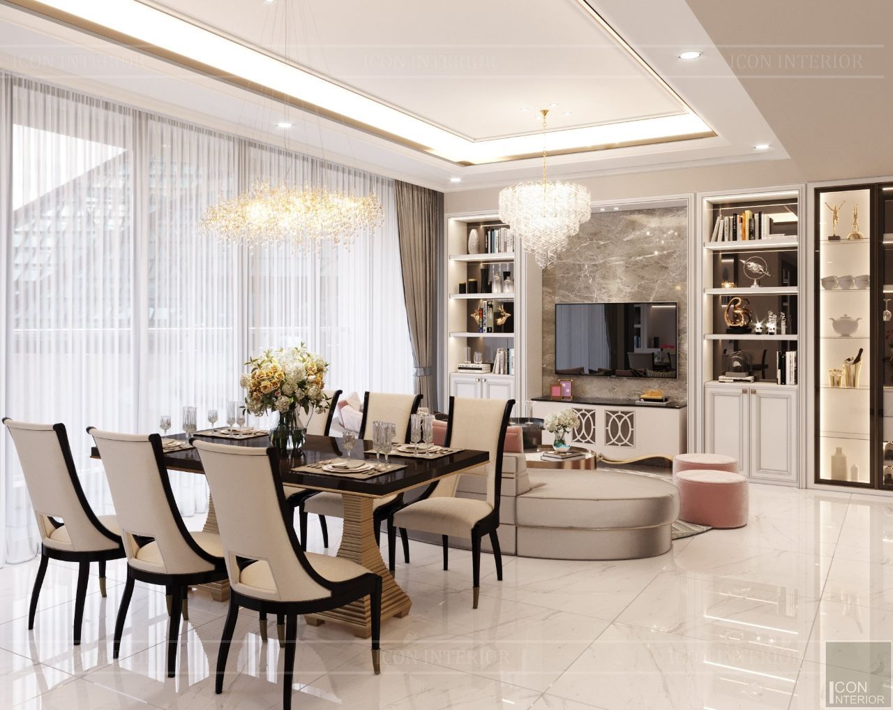 Cho thuê căn hộ 2PN/2WC full nội thất vào ở ngay tầng trung view đô thị Tân Hoàng Minh 94 Lò Đúc