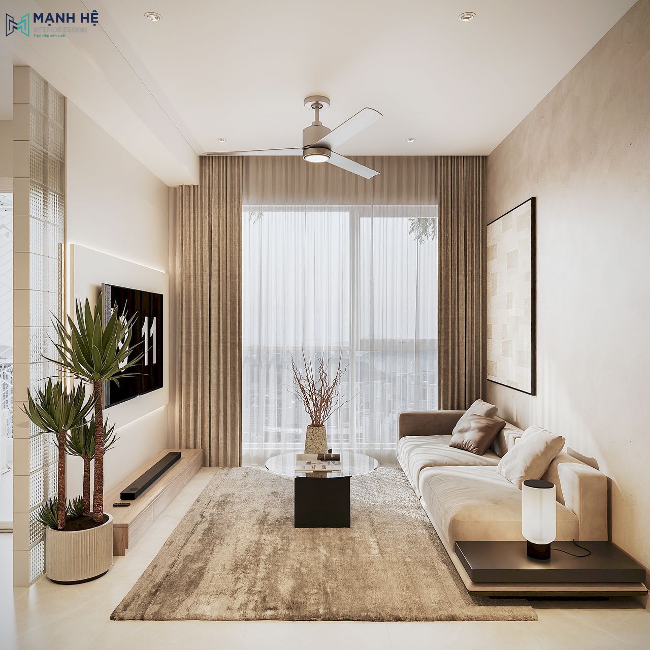 Bán chung cư Tara Maison Mỹ Đình - Studio ban công hướng Đông nội thất cao cấp view đô thị