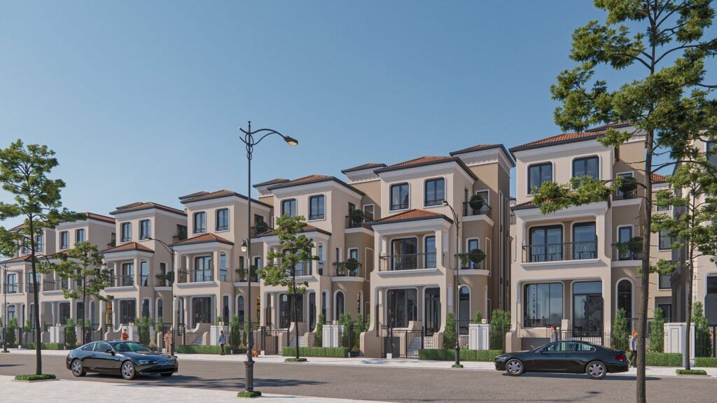 Bán nhà liền kề The Windsor Collection Ciputra hướng Đông - Bàn giao mặt ngoài x 4 tầng MT 3m