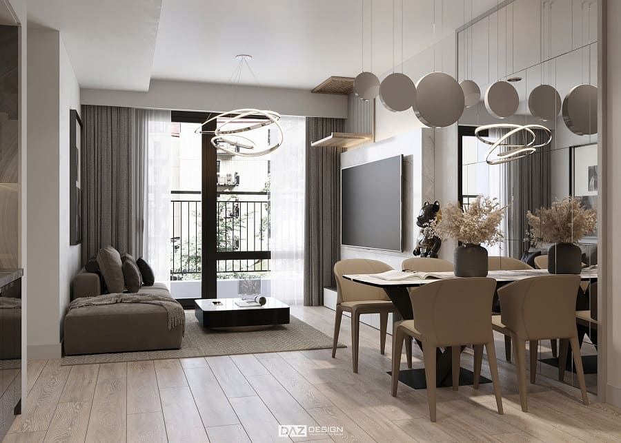 Cho thuê căn hộ Studio Sun Centro Town – Hướng Tây Bắc,  lý tưởng cho người độc thân, giá hợp lý