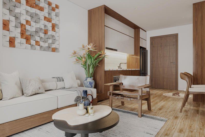 Bán căn 1 phòng ngủ Đông Tứ Trạch ban công view đô thị diện tích 45.6m2 Kepler Tower HH-02 Mỗ Lao
