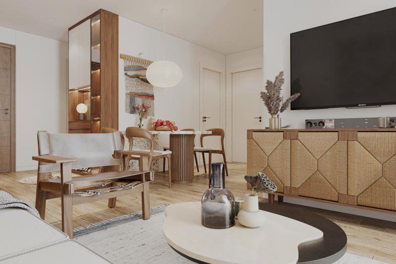 Bán căn 1 ngủ The Legatus Liễu Giai 62,15m2 hướng Nam view cầu và cảnh quan đô thị ấn tượng