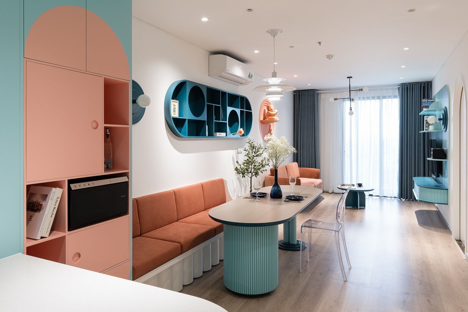Bán căn hộ 1pn 1wc The Legatus Liễu Giai 63,24m2 hướng Đông Nam view bể bơi và cảnh quan nội khu