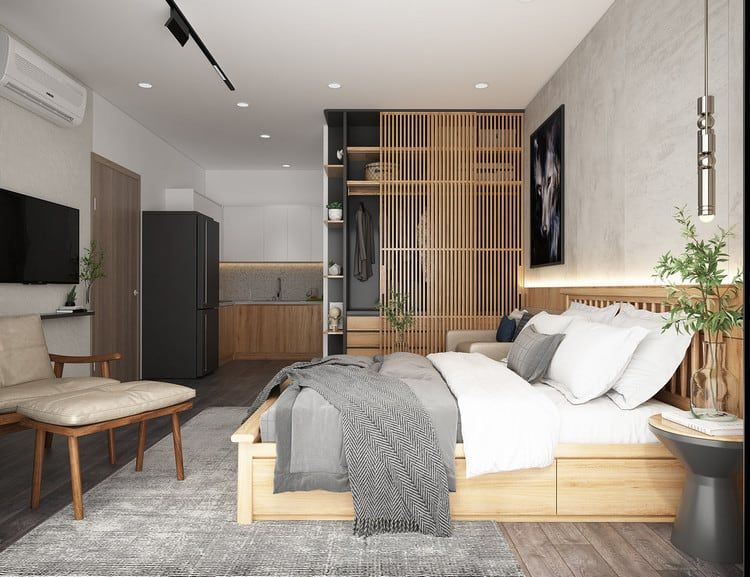 Cho thuê căn hộ 1 phòng ngủ Plus Sun Elite City Hạ Long – Hướng Bắc,phù hợp cho người sống độc thân
