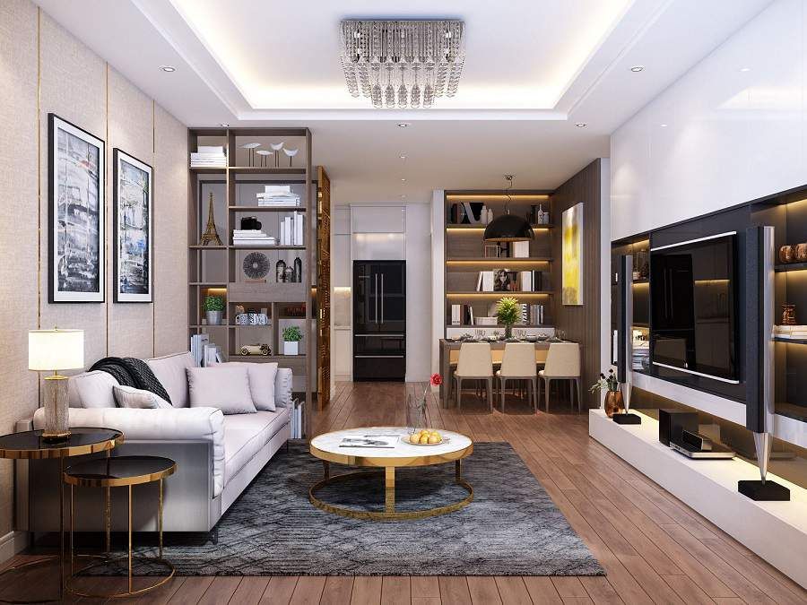 Cho thuê căn hộ 3 phòng ngủ Starlake The Prime120m2, hướng Nam, 2 vệ sinh, căn hộ đẹp.