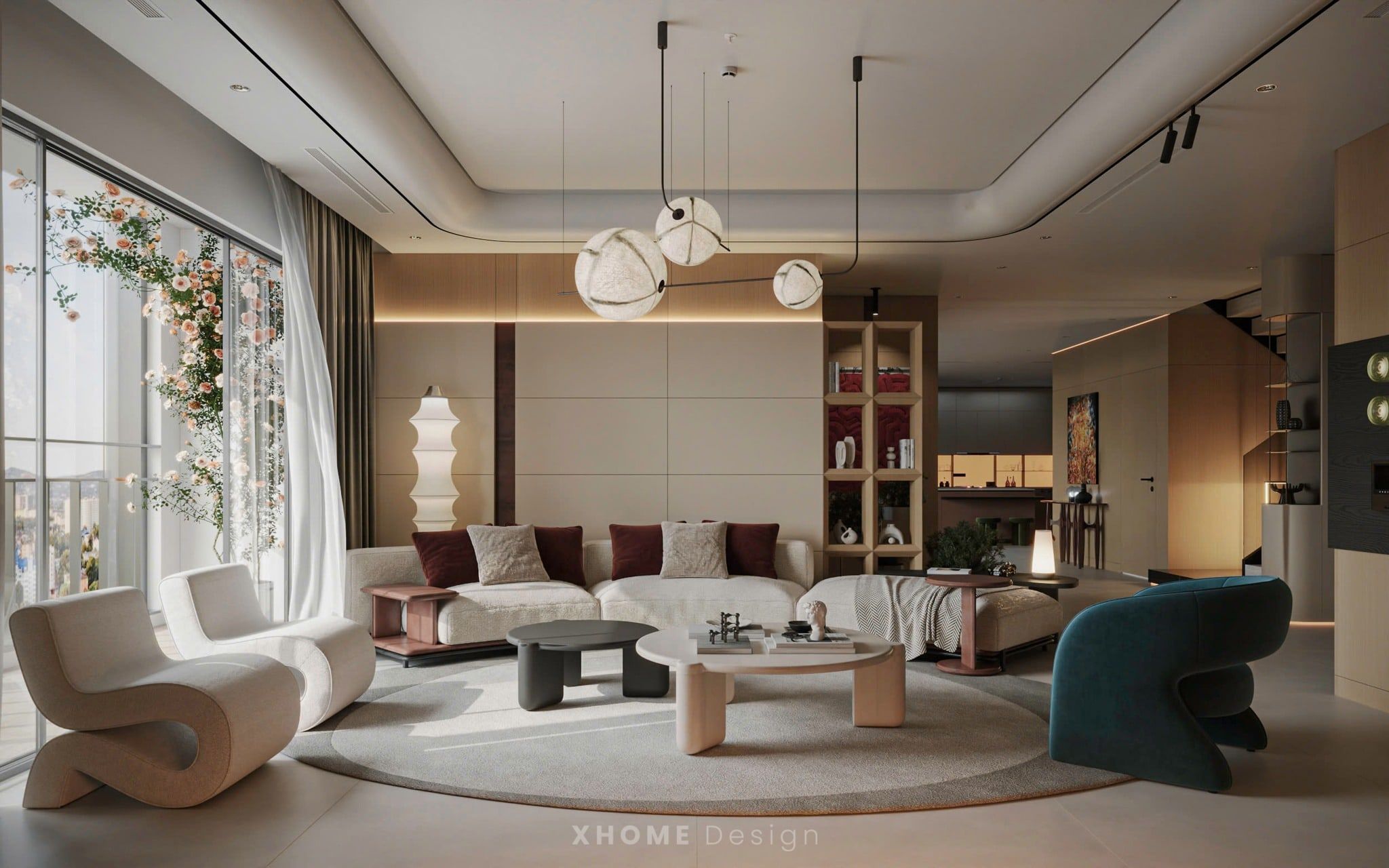 Bán căn hộ Penthouse hướng Tây Nam view Panorama - Nội thất cao cấp D’. Diamant Bleu Tân Hoàng Minh