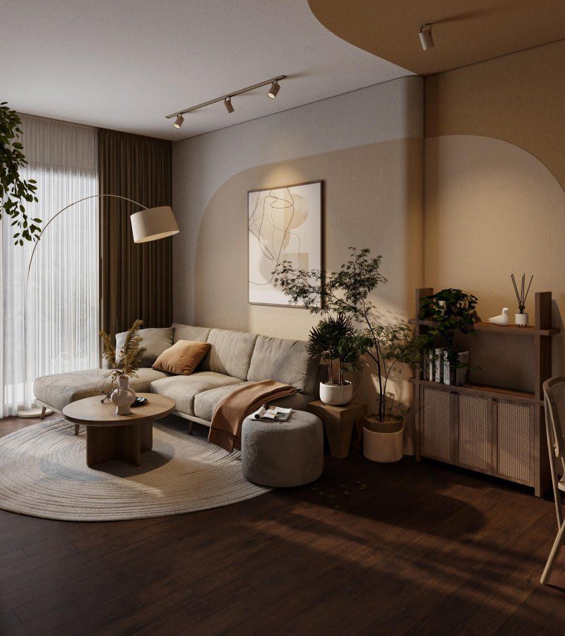 Cho thuê căn hộ 2PN Sun Centro Town – Hướng Nam, không gian mát mẻ, nội thất cao cấp