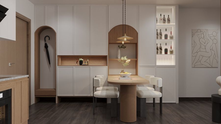 Mua biệt thự đơn lập hướng Tây Thịnh Vượng xây 5 tầng hoàn thiện mặt ngoài Happy Homes Tràng Cát