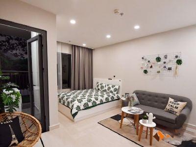 Cho thuê căn hộ chung cư studio 1 phòng ngủ view công viên tại Vinhomes Sky Park Bắc Giang