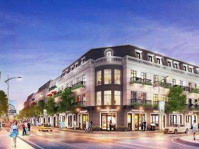 Cần bán shophouse hướng Bắc bàn giao mặt ngoài, mặt tiền lớn Vinhomes Green City Long An