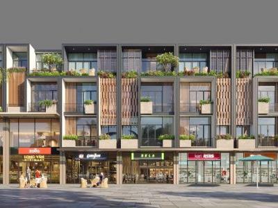 [HOT] Bán shophouse hướng Tây Nam xây thô mặt ngoài dãy Viễn Đông Vinhomes Global Gate Đông Anh