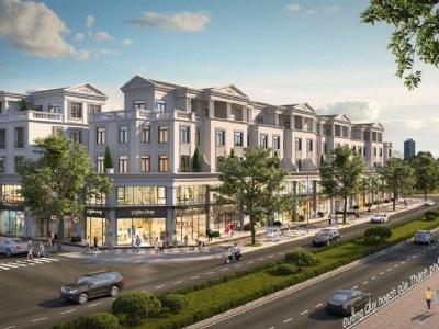 Bán nhà phố shophouse view công viên khu 8 hướng Bắc tốt để kinh doanh Masterise Homes Thủy Nguyên