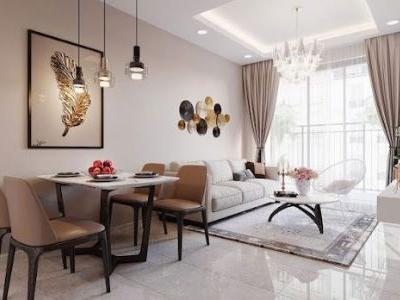 Bán chung cư 2 ngủ ban công Đông Nam diện tích 61m2 tòa S2 The Sunset Masteri Grand Avenue giá tốt