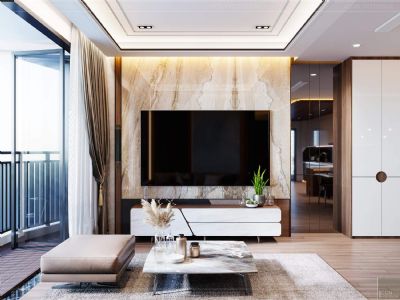 Bán căn hộ 1 phòng ngủ tầng cao bàn giao full nội thất hướng Tây Lumi Prestige Lumi Hanoi view đẹp