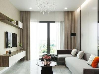 Cho thuê căn hộ sân vườn Gamuda Central Residence tòa B - DT: 60m2 view thoáng - Đủ nội thất