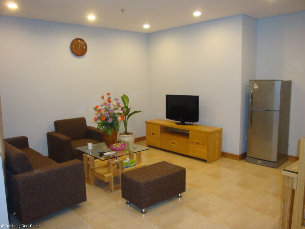 Căn hộ dịch vụ 1 phòng ngủ thanh lịch cho thuê tại Kim Mã Thượng, quận Ba Đình
