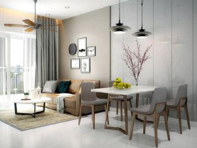 Cho thuê căn hộ 2PN, nội thất cơ bản, hoàn thiện đẹp tại KĐT Hà Phong Mê Linh