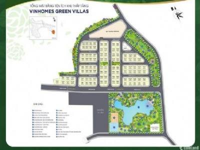 Cho thuê biệt thự căn góc 190m2 Vinhomes Green Villas