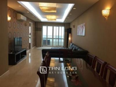 Cho thuê căn hộ cao cấp tầng cao 145m2, 3 phòng ngủ tại tòa P2, Ciputra, Hà Nội