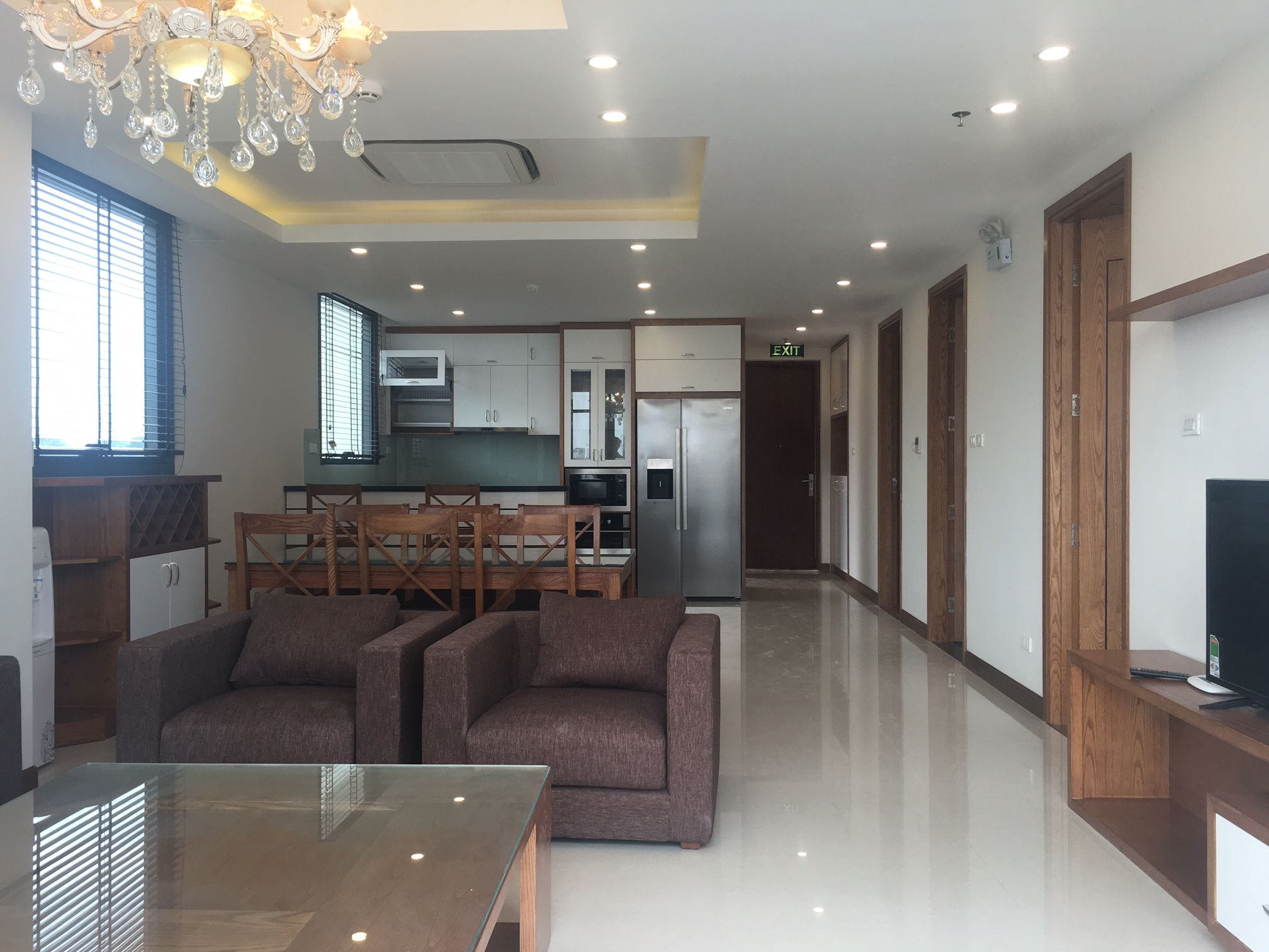 Cho thuê căn hộ dịch vụ 160m2, 3 phòng ngủ tại Đặng Dung, quận Ba Đình