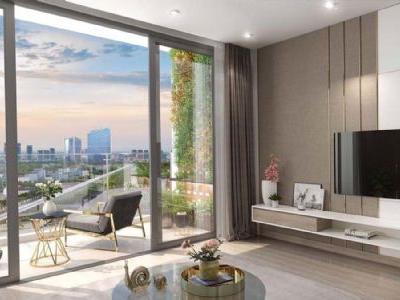 Cần bán chung cư 1 phòng ngủ đẹp 42m2 ban công view nội khu, hướng tây tứ trạch Masteri Waterfront
