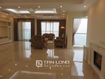 Chung cư 267m2, 4 phòng ngủ, đủ đồ tòa L2 Ciputra, quận Tây Hồ cho thuê