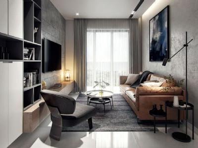 Cho thuê căn hộ chung cư Lumi Prestige 1 có đầy đủ nội thất hiện đại, view nội khu giá thương thảo