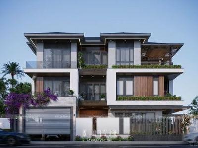 Mua biệt thự song lập hoàn thiện mặt ngoài hướng Tây Bắc có vườn hoa riêng Vinhomes Urban Lake