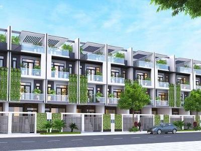 Mua nhà liền kề mặt tiền 9m hướng Nam vị trí đẹp kinh doanh xây 4 tầng + 1 tum Rose Valley Mê Linh