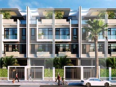 Bán căn góc liền kề ban công Tây Nam mặt tiền 9m xây thô mặt trong VT kinh doanh Vin Apollo City