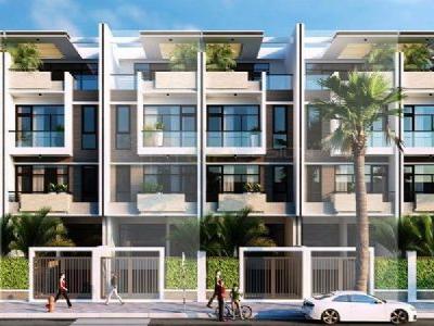 Cần bán nhà liền kề chính Nam xây thô 4 tầng mặt tiền 6m gần vườn hoa The Metropolitan Bắc Giang