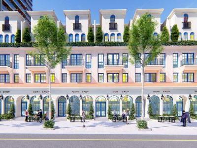 Bán nhà phố shophouse khu Cát Tường hướng Nam vừa ở vừa kinh doanh xây thô 90m2 Vinhomes Cổ Loa