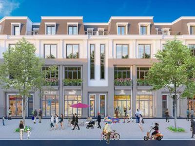 Mua nhà liền kề Tây Nam bàn giao thô vừa ở, vừa kinh doanh xây 4 tầng Vinhomes Green City Long An