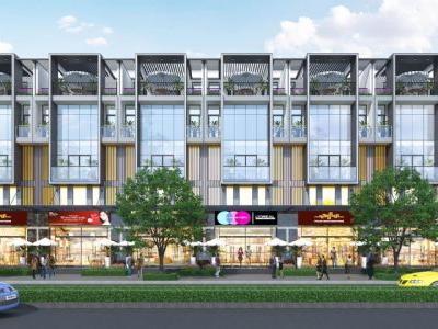 Mua liền kề góc 2 mặt thoáng hướng Nam gần công viên xây 4 tầng Vinhomes Green City Long An