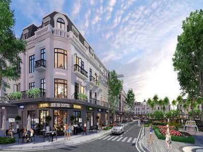 Cho thuê gấp shophouse The Diamond Park Mê Linh hướng Nam, DT 100m2, mặt đường lớn, kinh doanh tốt