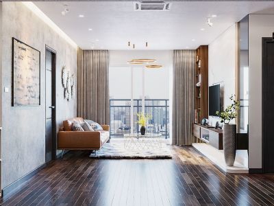 Mua căn Studio hướng Đông Nam bàn giao nguyên bản CĐT view nội khu tầng trung Vinhomes The Gallery