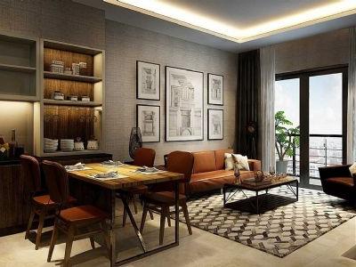 Cho thuê căn hộ 1 phòng ngủ DT 52m2 Sun Grand City Quảng An, tầng cao