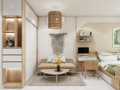 Bán chung cư 1 ngủ hướng Tây view hồ Giảng Võ bàn giao cao cấp Vinhomes The Gallery cửa sổ LowE