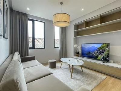 Cho thuê gấp căn hộ 2PN full đồ Masterise Lumière Evergreen, 65m2, view đẹp, Tây trứ trạch