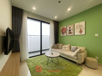 Cho thuê căn hộ 2PN/50m2 tầng cao view Vinschool tại tòa GS02 Vinhomes Smart City