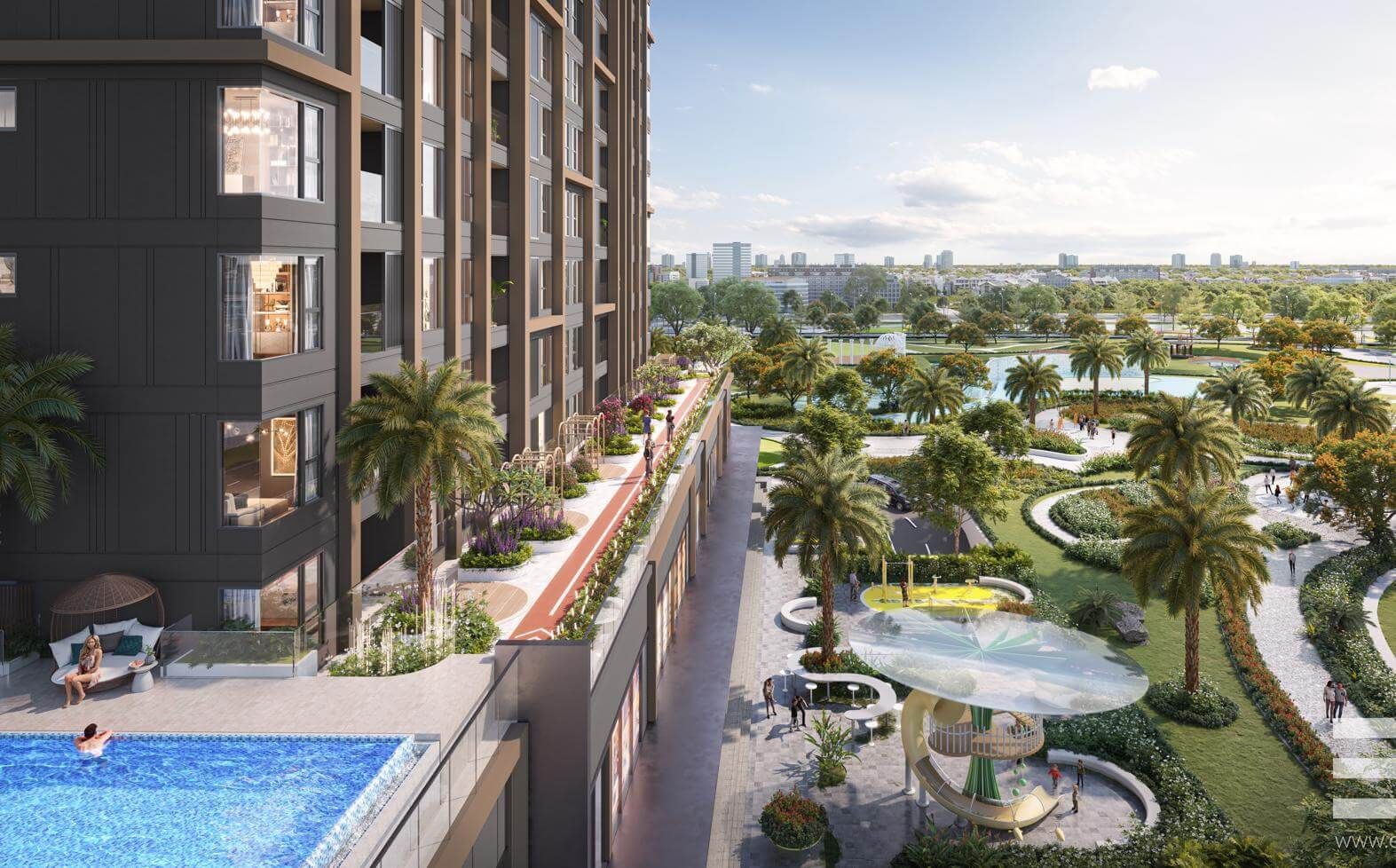 Cần bán căn hộ Masteri Sky Quarter hướng Đông Bắc – căn hộ căn góc đón sáng, view hồ, giá hợp lý