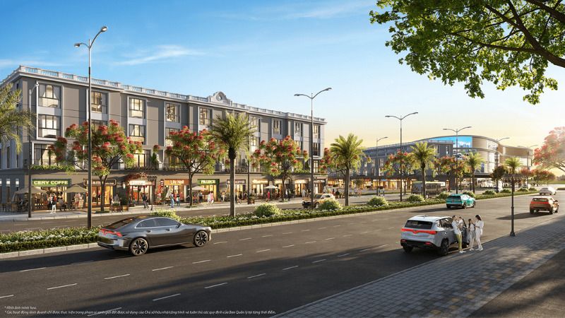 Bán nhà phố shophouse ban công hướng Bắc VT đẹp kinh doanh - Xây 4 tầng - MT: 5m Vin Nha Trang