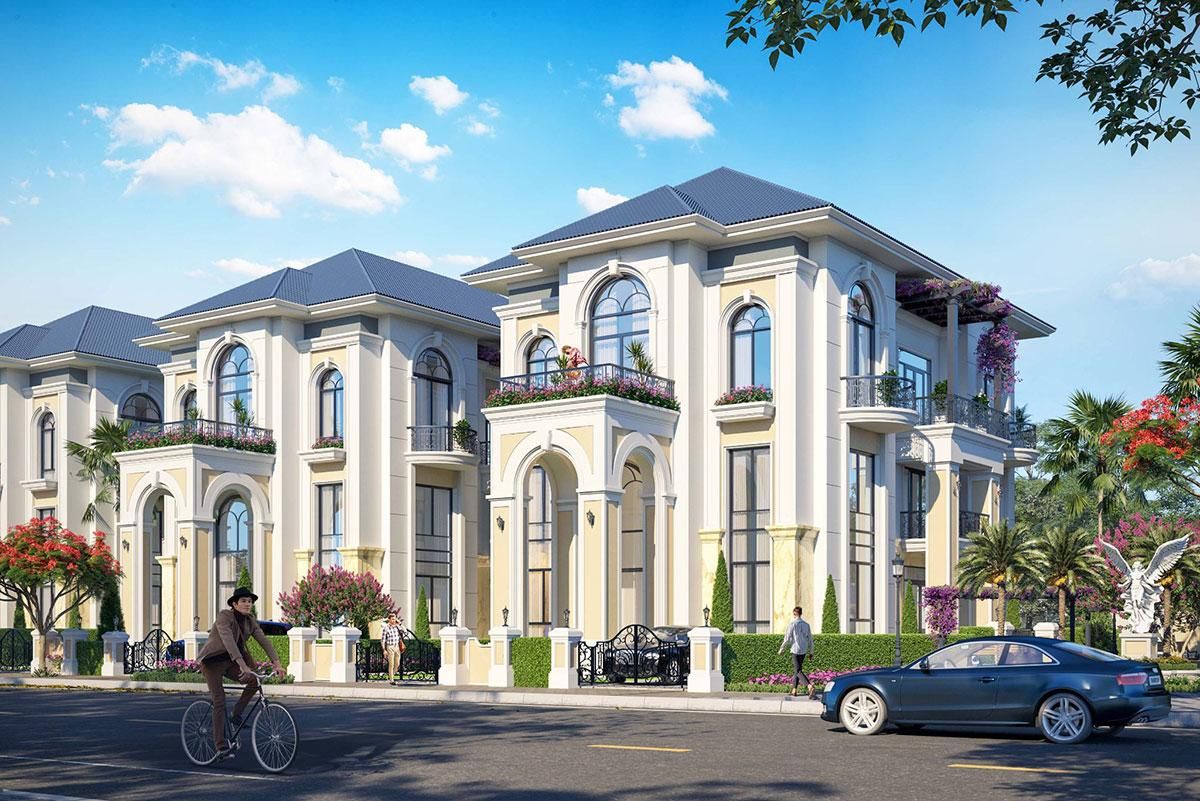 Bán biệt thự căn góc Elegant Park Thạch Bàn - Đông Nam bàn giao mặt ngoài 3.5 tầng nổi có hầm riêng